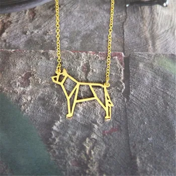 

2017hollow cute Australian Cattle dog Pendant choker Necklace animal Pet for Women girls pretty Christmas birthday Gift