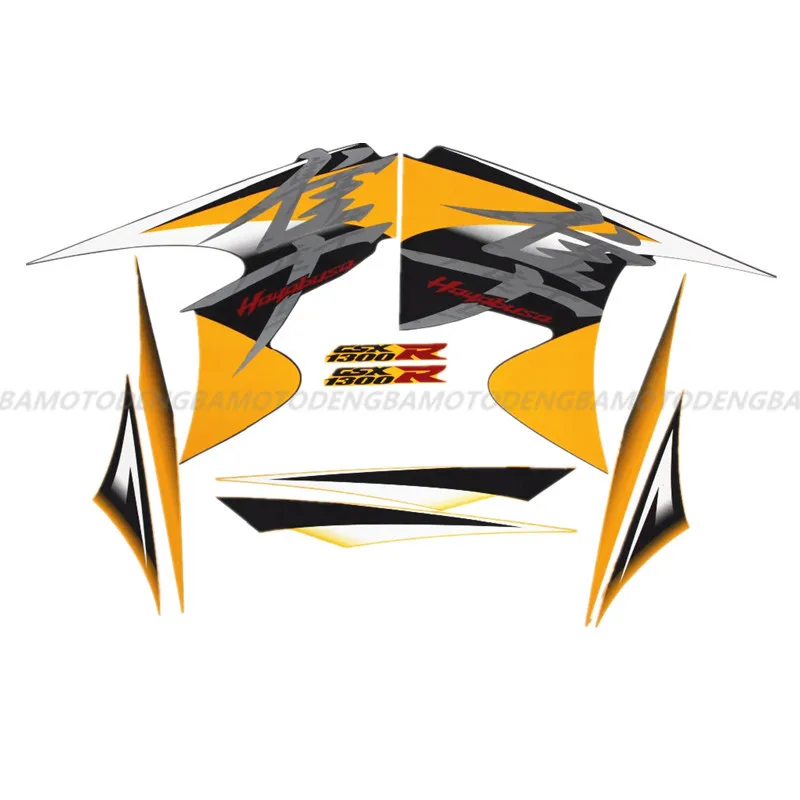 

For Suzuki Hayabusa GSXR1300R GSXR 1300R 2008 2009 2010 2011 2012 2013 2014 Fairing Sticker Kit Motorcycle Accessories Sticker