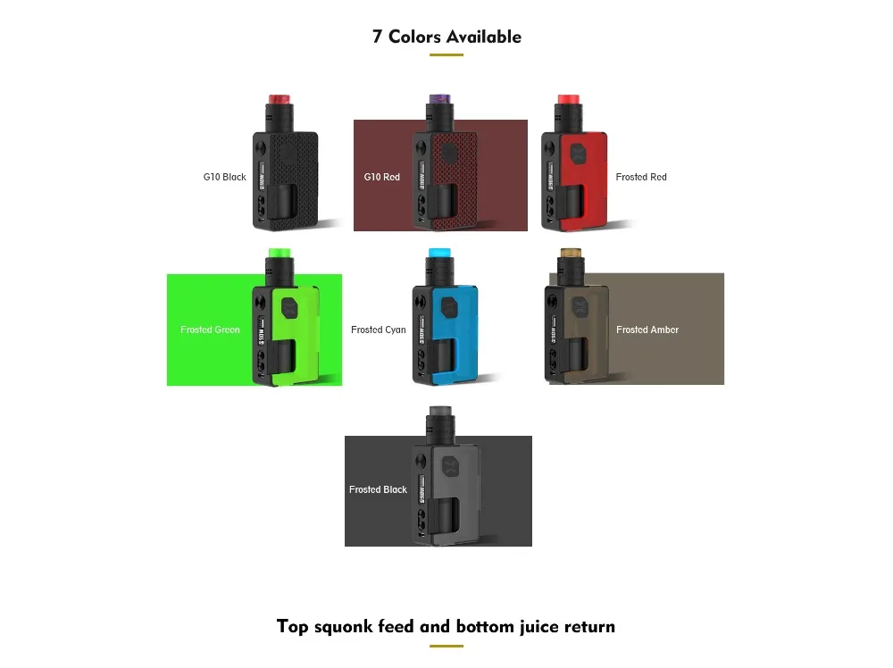 Новые цвета оригинальный Vandy Vape PULSE X BF комплект стандартная версия 90 Вт Pulse MOD с 8 мл