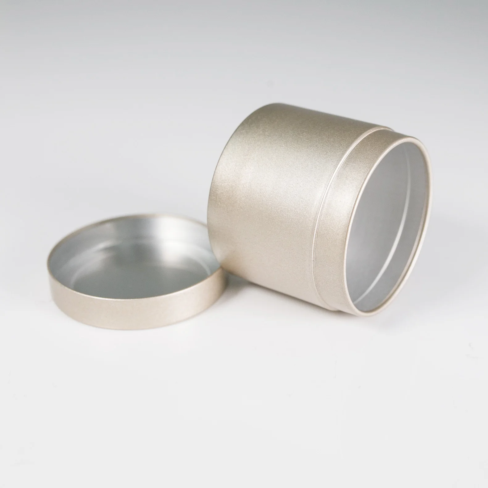 S Aluminum Tea Container Fresh-keeping Sealed Coffee Powder Cans Candle Storage Boxes Portable Travel Tea Bag Organizer