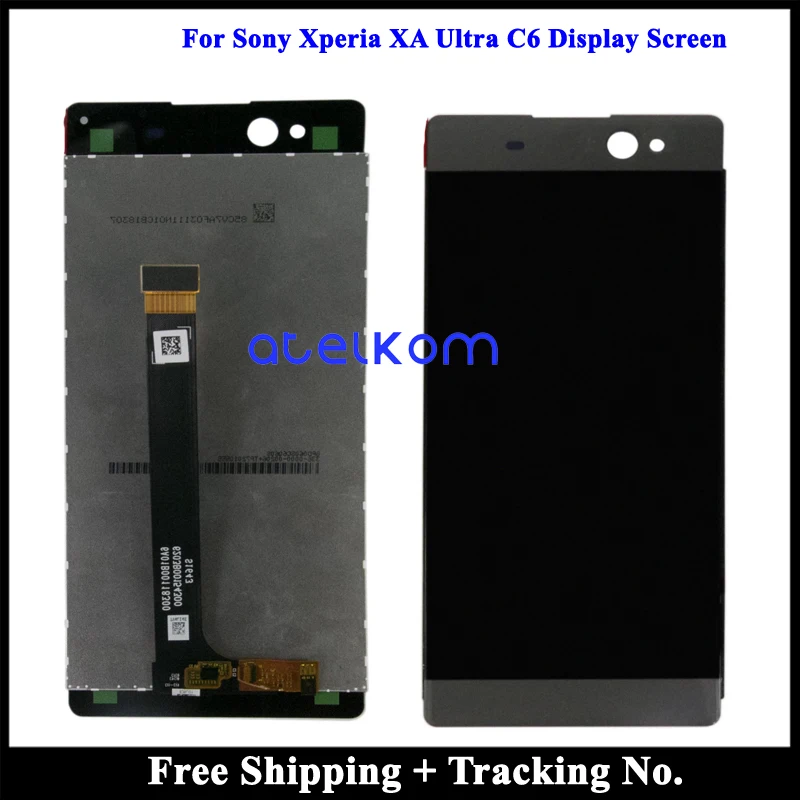 100% tested Grade AAA 6.0' For Sony Xperia XA Ultra C6 LCD Display Screen Touch Digitizer Assembly | Мобильные телефоны и