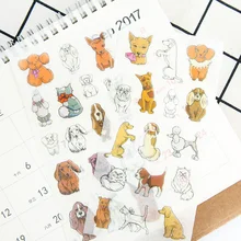 6 pcs/pack Cute smart dog student Stickers Set Decorative Stationery Stickers Scrapbooking DIY Diary Album Stick Label 6 pcs/pack Cute smart dog student Stickers Set Decorative Stationery Stickers Scrapbooking DIY Diary Album Stick Label
