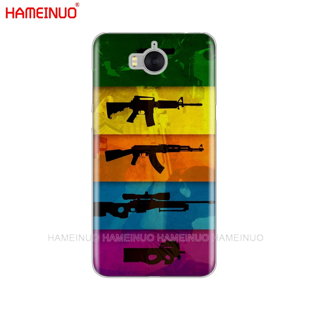 HAMEINUO Counter Strike CS GO и PUBG чехол для сотового телефона huawei honor 3C 4X 4C 5C 5X 6 7 Y3 Y6 Y5 2 II Y560