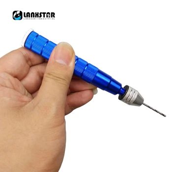 

Mini Perfect Hand Twist Drill Tool Manual Drillset for Wenwan Walnut Olive Amber Drilling Model Punching Hole Handle-drills
