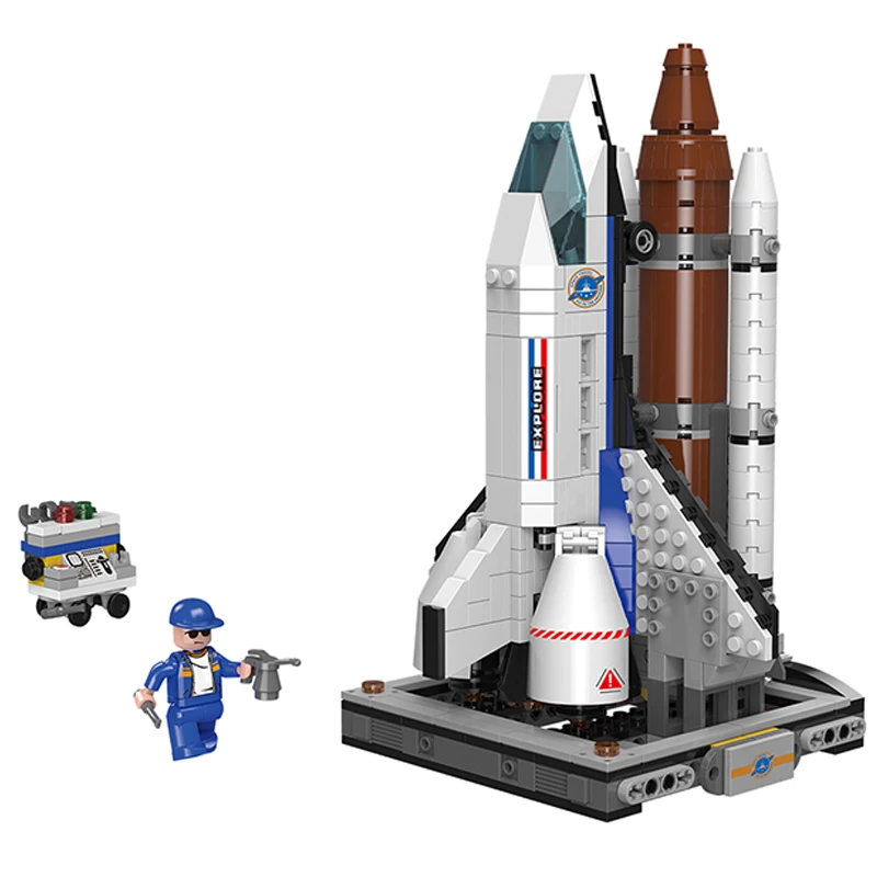 

XINGBAO 16004 NEW Apollo Space Exploration Spaceship Launch Pad Aerospace Rocket Model MOC Building Blocks Bricks With Logo Toys