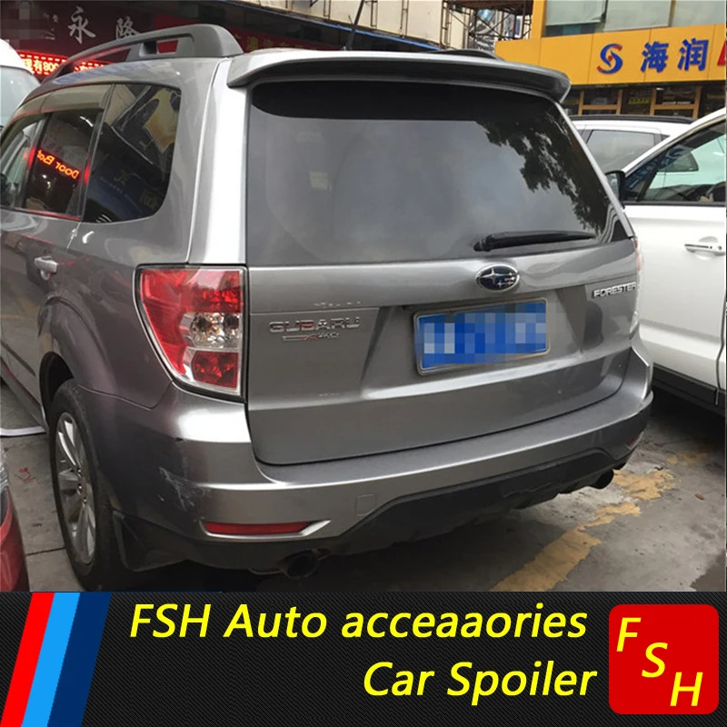 Для Subaru Forester Спойлер ABS Материал заднее крыло автомобиля разрисованный цвет