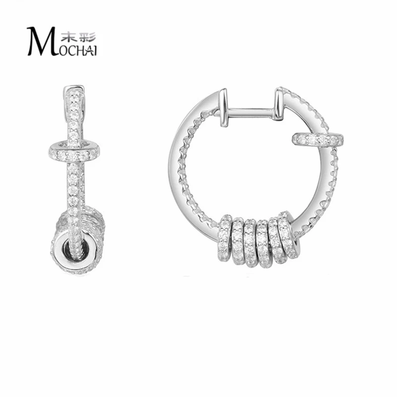 

Fashion Earrings Inlaid Zircon Earrings Multi-Circle Personality Ladies Earrings Elegant Temperament Female Models ZK40