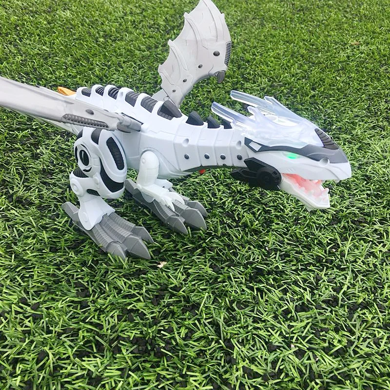 Electric Remote Control Robot Mechanical Spray Dinosaur-Shaped Electric Toy Children Hobby Toys Intelligent Dinosaur Model Electric Remote Control Robot Mechanical Spray Dinosaur-Shaped Electric Toy Children Hobby Toys Intelligent Dinosaur Model