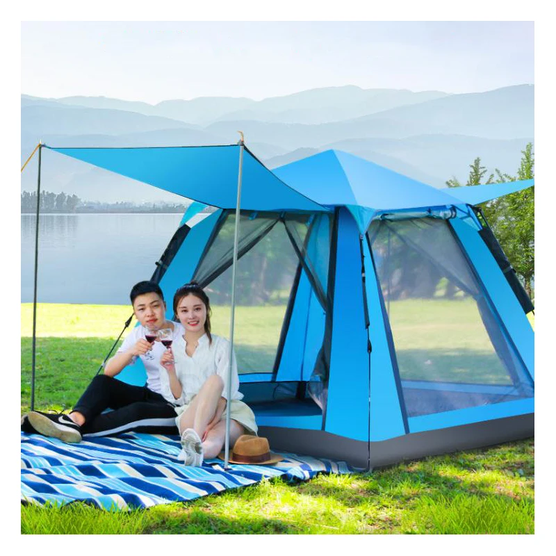 

Quick Automatic Opening Outdoor Climbing Camping Camouflage Tent Spring Summer Autumn Tent 210*210*150cm Outdoor Travel tent