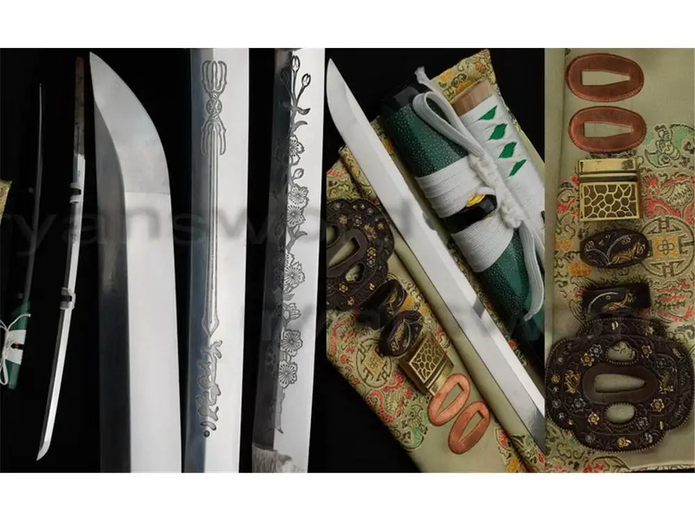 Authentic Full Handmade Clay Temper Practical Japanese Samurai Katana