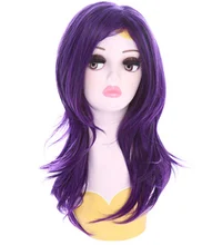 50 cm púrpura peluca cosplay púrpura peluca del anime del pelo accesorios cosplay anime cosplay peluca del partido del festival de halloween pelo
