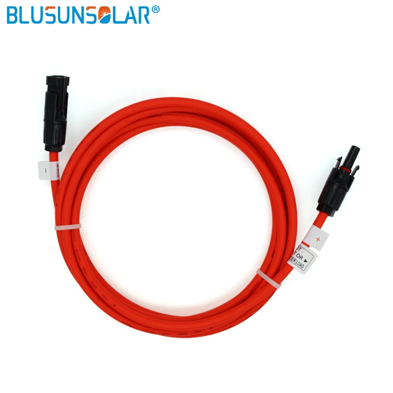 10 шт. высокое качество PV солнечный разъем с 3 метрами 6mm2 (10AWG) Удлинитель для панели