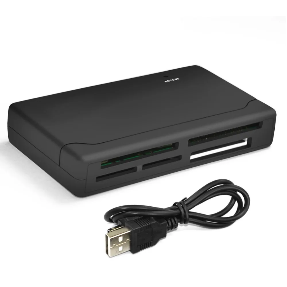 Устройство для чтения карт памяти Все в одном черный кабель USD поддержка USB V2.0