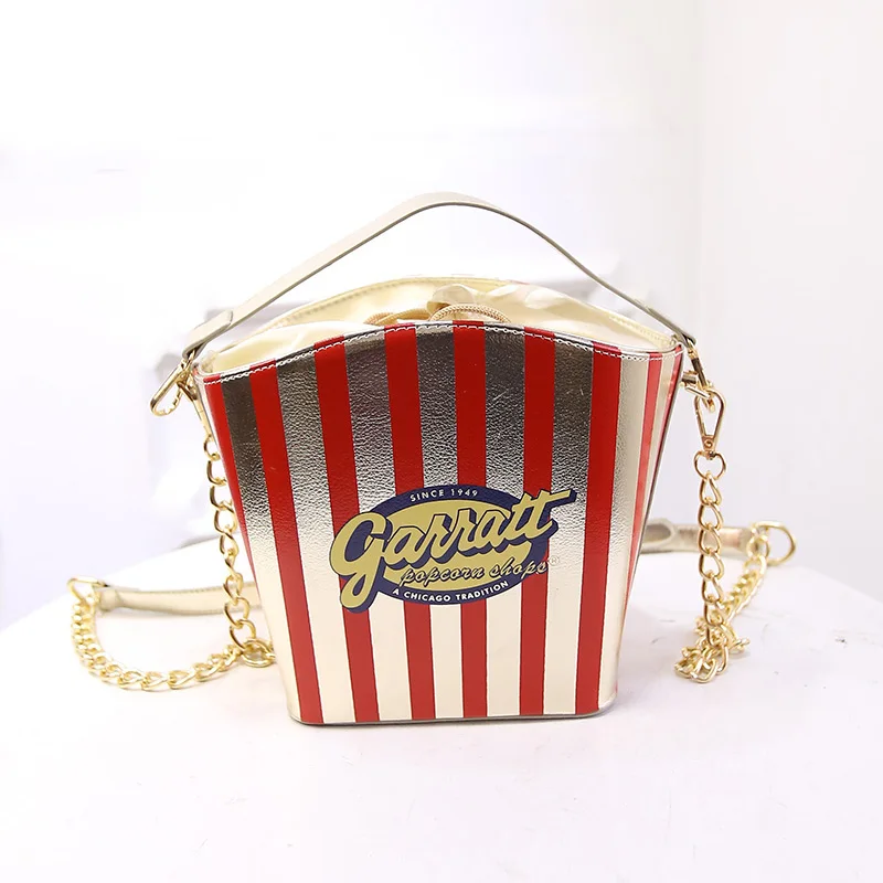 

New Arrival 2016 PU Leather Bucket Bag Summer Chain Ladies Shoulder Bag Funny Purse Famous Brand Design Women Handbag Sac a main