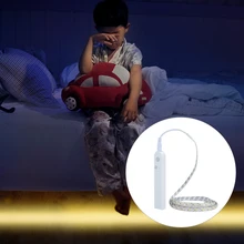 Кухня лампа под кабинет свет батарея SMD светодиодные полосы 2835 5050 движения PIR сенсор кровать украшения дома гардероб Cocina свет