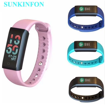 

S26 Heart Rate Smart Wristband Band Blood Pressure Monitor Pedometer Fitness Bracelet Color LCD for Nokia Lumia 930 920 925 1020