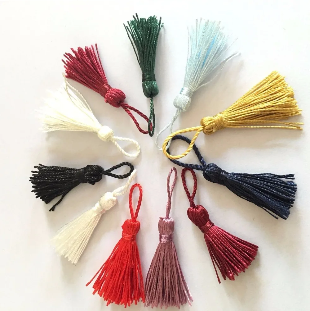 20PCS Mini Small Craft Tassels 5.5cm long for Decorative Key Cushion