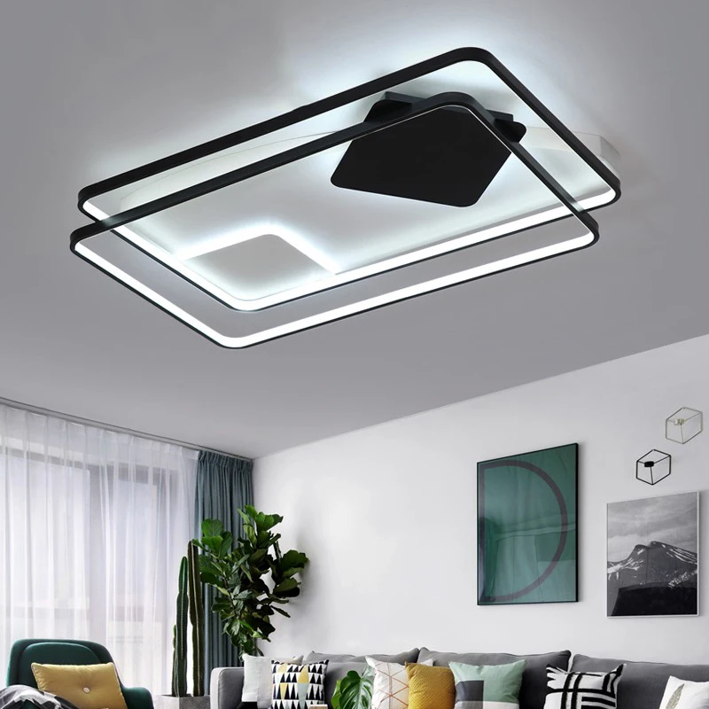

Bedroom Living room Ceiling Lights Lamp Modern lustre de plafond moderne Dimming square Modern LED Ceiling lamp for bedroom