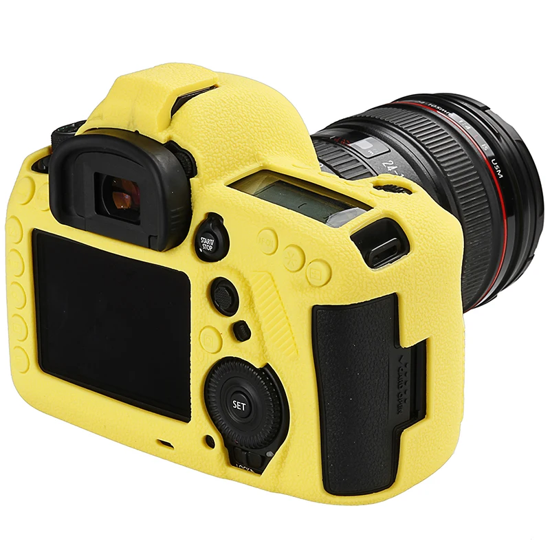 Soft Silicone Rubber Camera Protective Body Case Skin For Canon 5D4 5D Mark IV DSLR Camera Bag protector cover Drone Bags