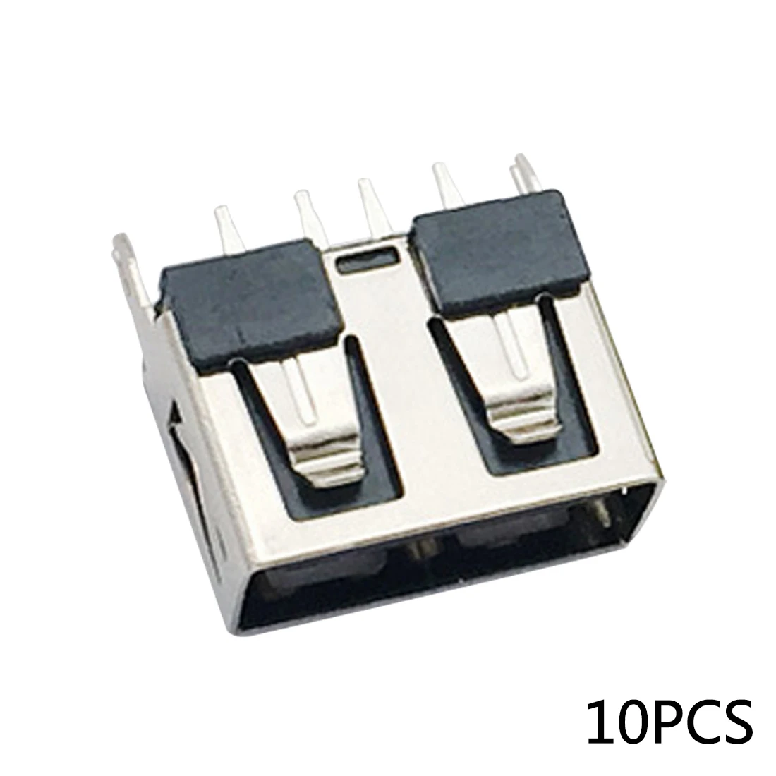 Гнездовой разъем USB 180 градусов 10 шт. вертикальный короткий корпус 0|Соединители| |