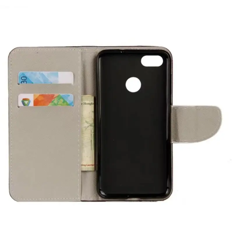 50 шт./лот Чехол книжка из искусственной кожи для Huawei Y6 Pro 2017 P9 Lite Mini Enjoy 7|case for huawei