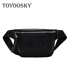 TOYOOSKY, модная Женская поясная сумка, повседневная, из искусственной кожи, сумки на плечо, на молнии, нагрудный ремень, сумки для путешествий, сумка через плечо, поясная сумка