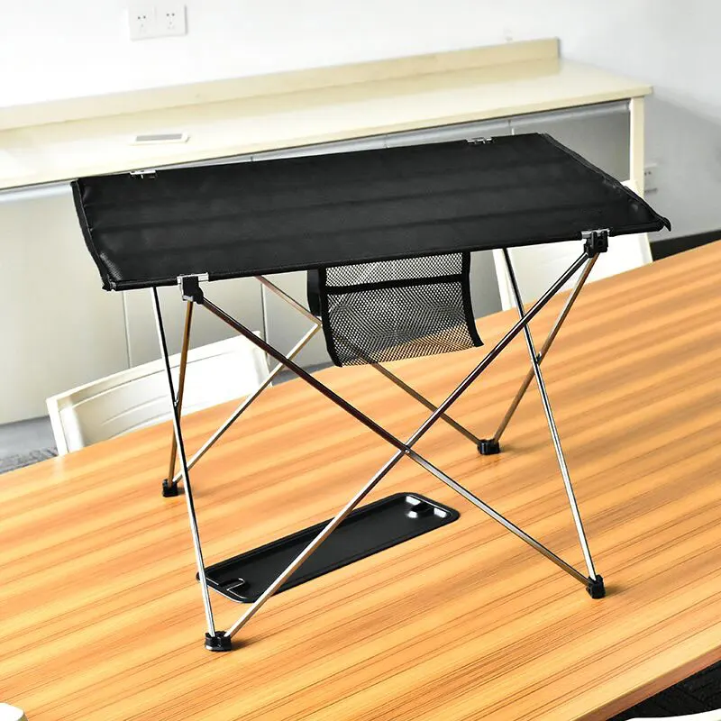 Portable Folding Table Picnic Outdoor Dining Table Ultralight Black High Grade Table Desk 7075 Alum