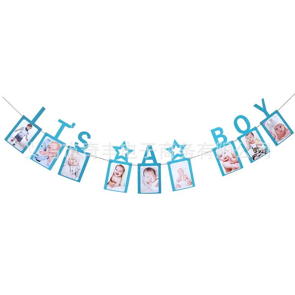 DHL 100 набор практичная фото папка дети подарок на день рождения украшения 1-12 месяцев фото плакат ежемесячная фото стена
