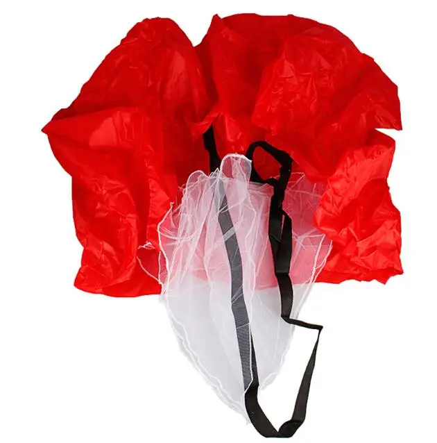 ALBREDA многофункциональное тренировочное оборудование скоростное сопротивление тренировочный парашют зонтик Футбол Бег силовая тренировка - Цвет: Red1P