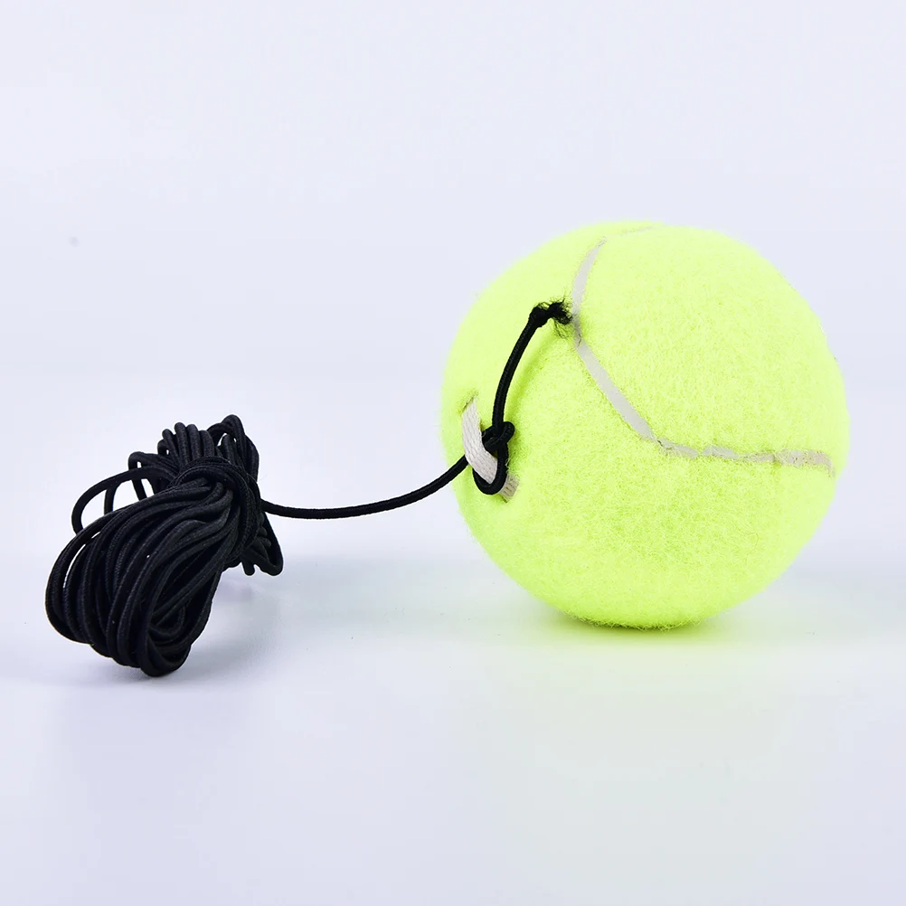 Горячий 1 шт. мяч для упражнений с резиновый трос тренажер поезд теннисный мяч спортивные теннисные тренировочные мячи тренажер
