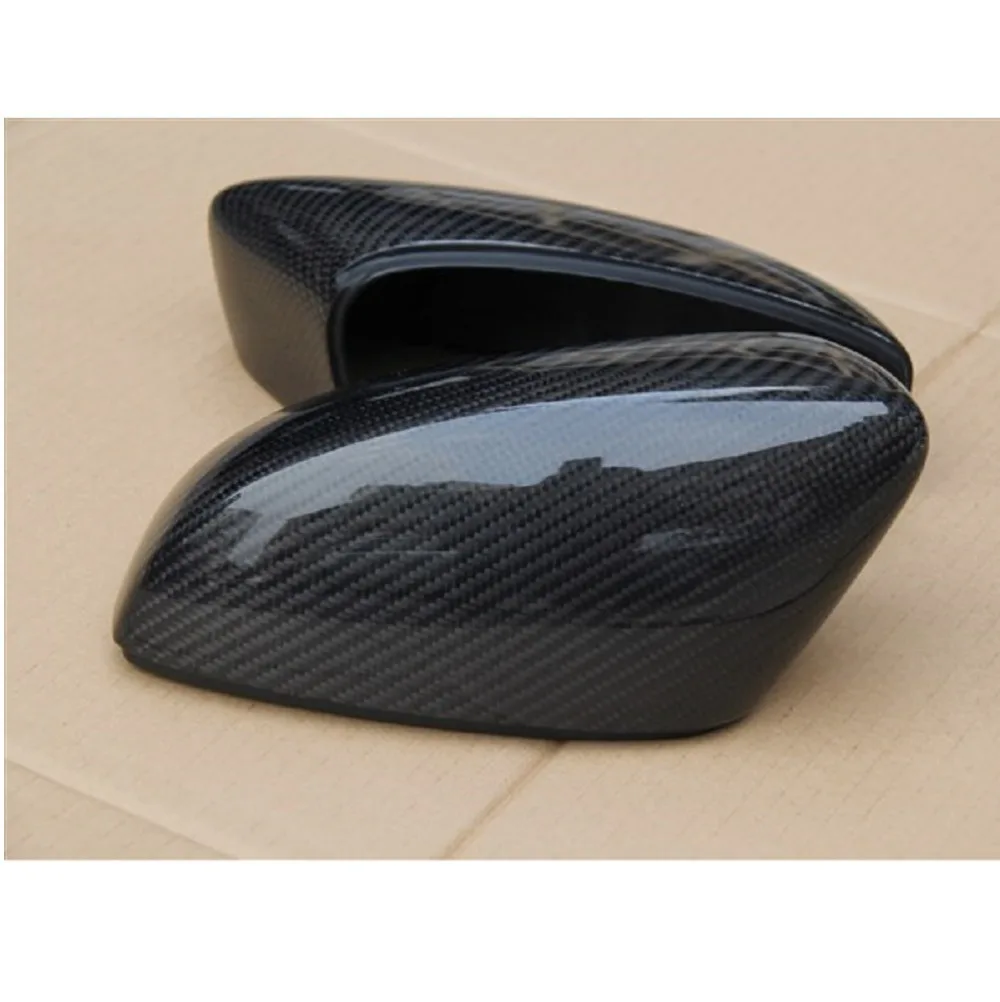 for VW POLO 11 13 car rearview side mirror cover cap CFRP real carbon