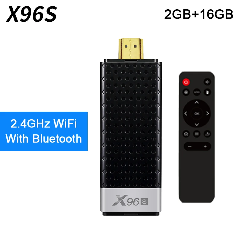  X96S Mini PC Android 8.1 TV Box Amlogic S905Y2 DDR4 4GB RAM 32GB ROM TV Stick 5G WiFi Bluetooth 4.2