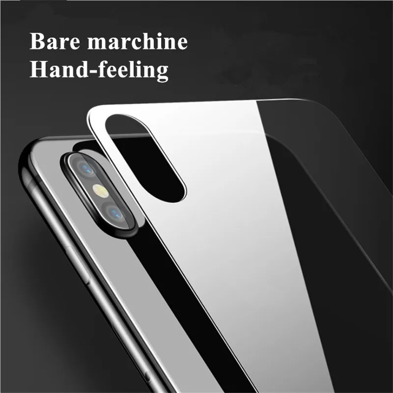 back cover tempered glass film for iphone X screen protector Ultra Thin 0.3mm glass back screen