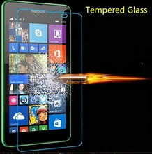 Protetor de tela de vidro temperado para microsoft nokia lumia 430 540 550 640 650 1520 950 x2 xl filme de vidro