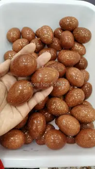 

5pcs/lot Natural gold sand eggs Play with furnishing articles wholesale
