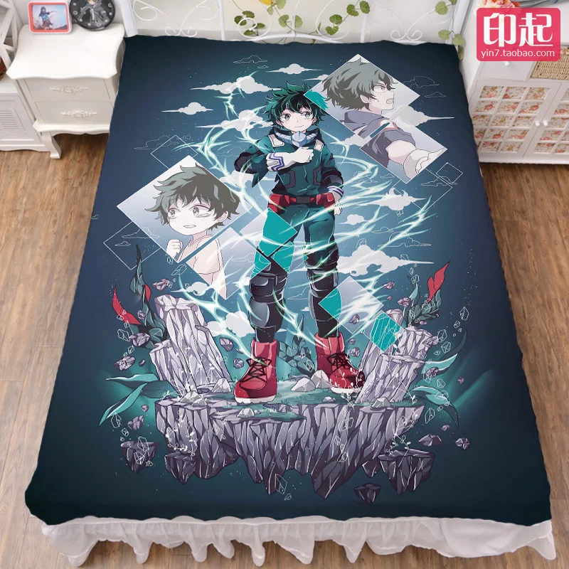 Обновление Август аниме Моя геройская Академия bakugo katsuki & Todoroki Shoto простыня для