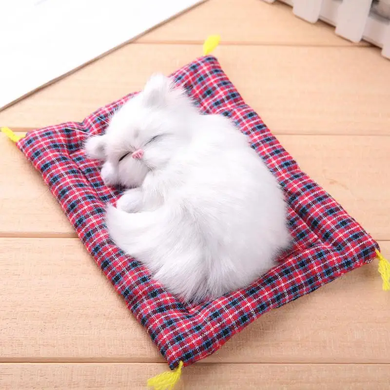 Симпатичные Моделирование Плюшевые Спальный кошка чучело кукла игрушки подарок для детей наряд для фотосессий