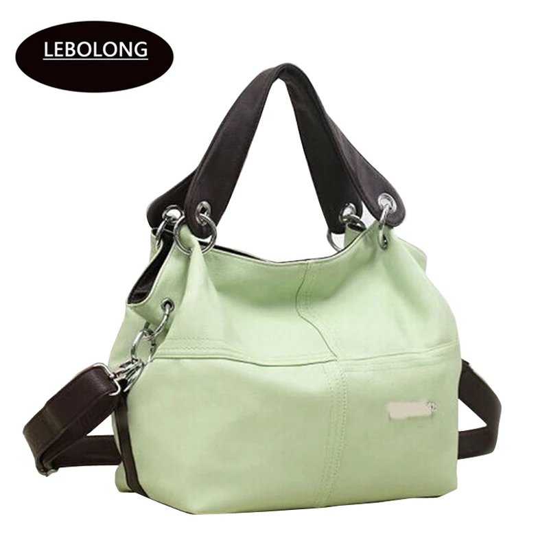 

Lebolong Fashion Woman Canvas Casual Handbag Shoulder Tote Purse Clutch Bag High Quality Box Crossbody Bags Zipper Messenger Bag