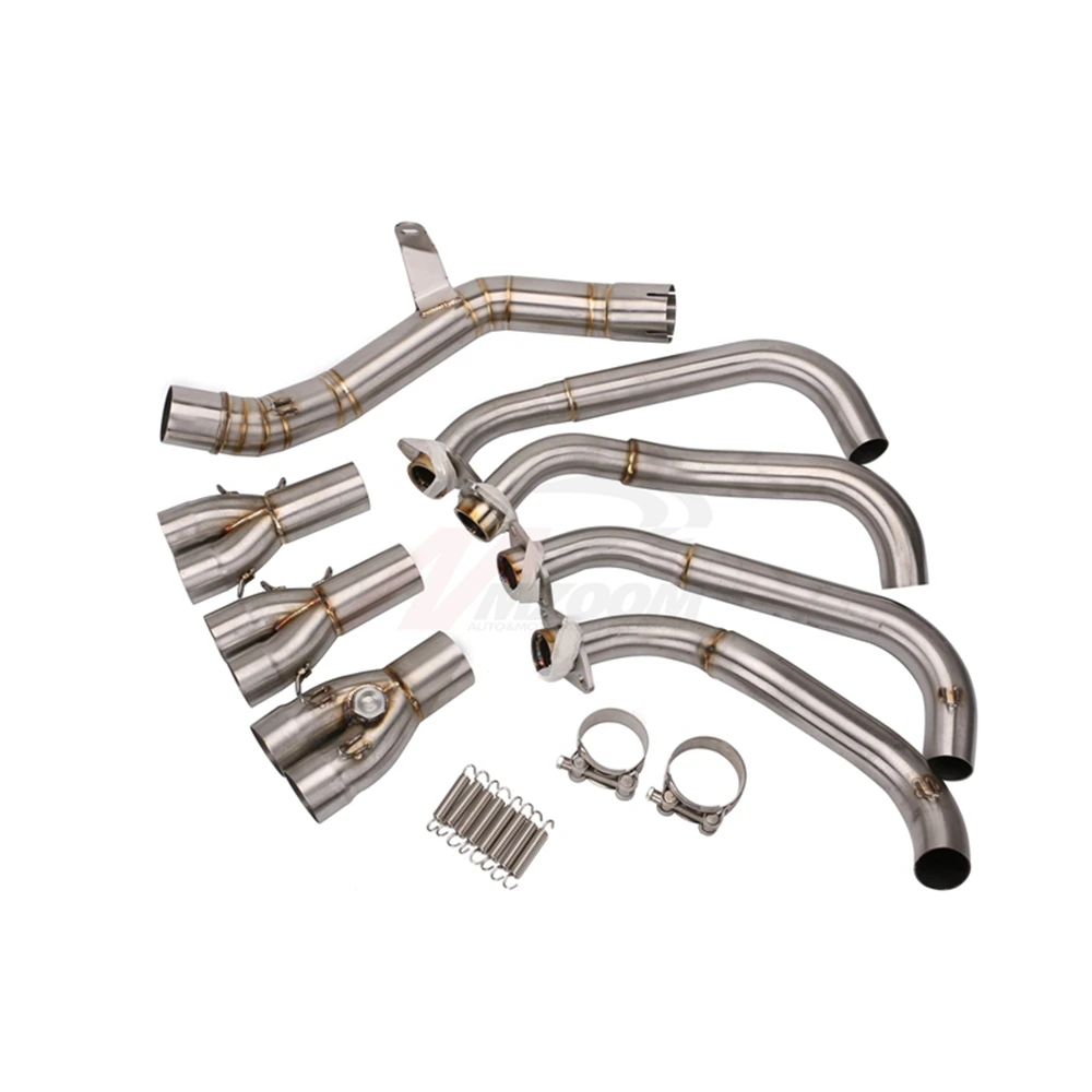 35-51 MM Universal de la motocicleta de carreras de Escape modificado para escapar de la mufla de + silenciador de Escape conexión amortiguador para Kawasaki z900