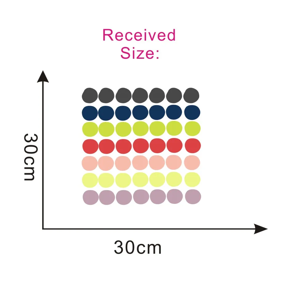 Цветные настенные наклейки в горошек, современные детские наклейки, сделай сам, детские обои, ПВХ, высокое качество, настенные наклейки, детская комната, домашний декор - Цвет: CCS4005E