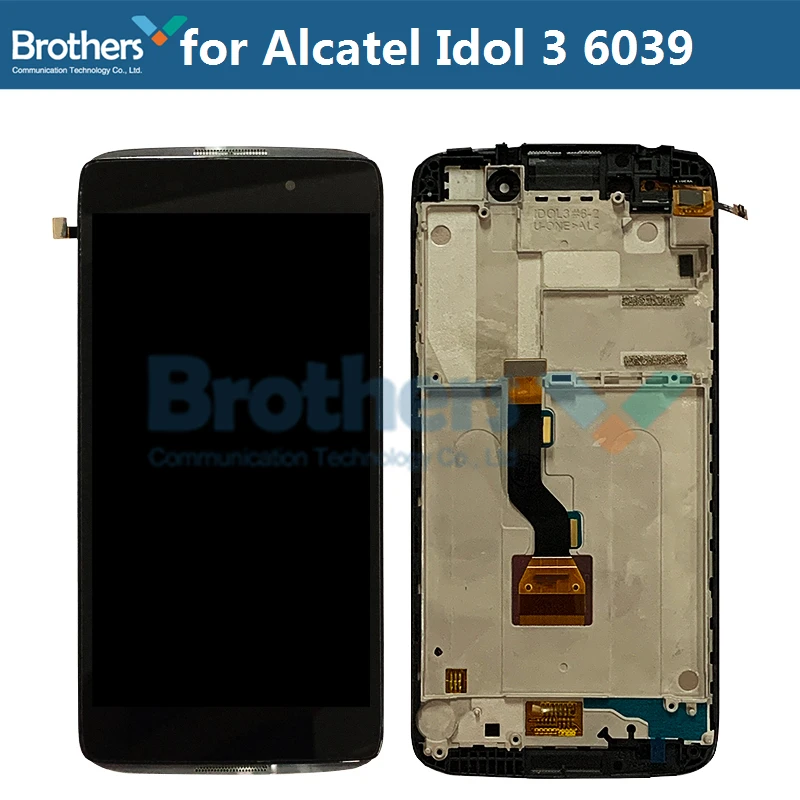 ЖК экран для Alcatel Idol 3 6039 6039A 6039K 6039Y дисплей с зеркальным экраном дигитайзер в сборе