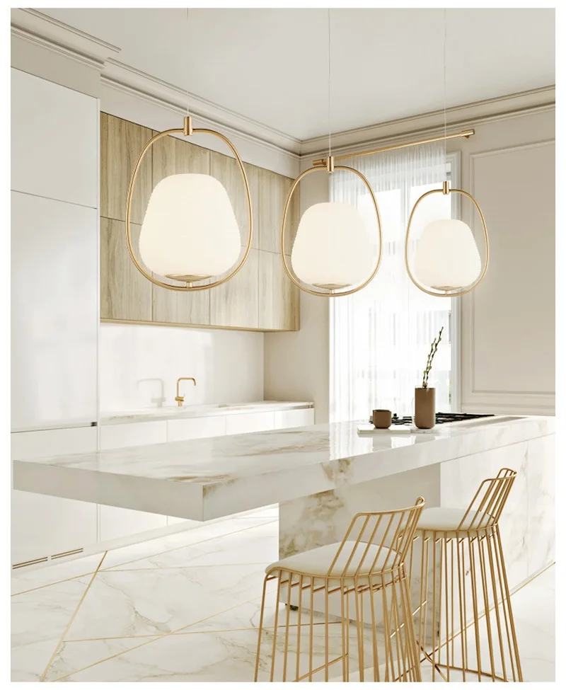 Nordic Pendant Lights Glass Lamp Fixtures luminaria Living room Bar Bedroom Postmodern Pendant Lighting lustre pendente2