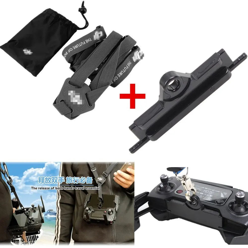Neck Strap Buckle Adapter+Dual Shoulder Belt Neck Strap Sling for DJI