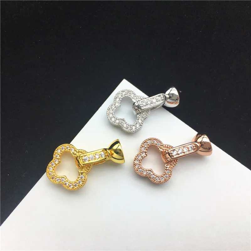 

New Fashion Jewelry Micro Pave Zircon Stars Shape Clasp Connector Sector For Bracelet&Necklace Diy Copper Jewelry Findings Gift