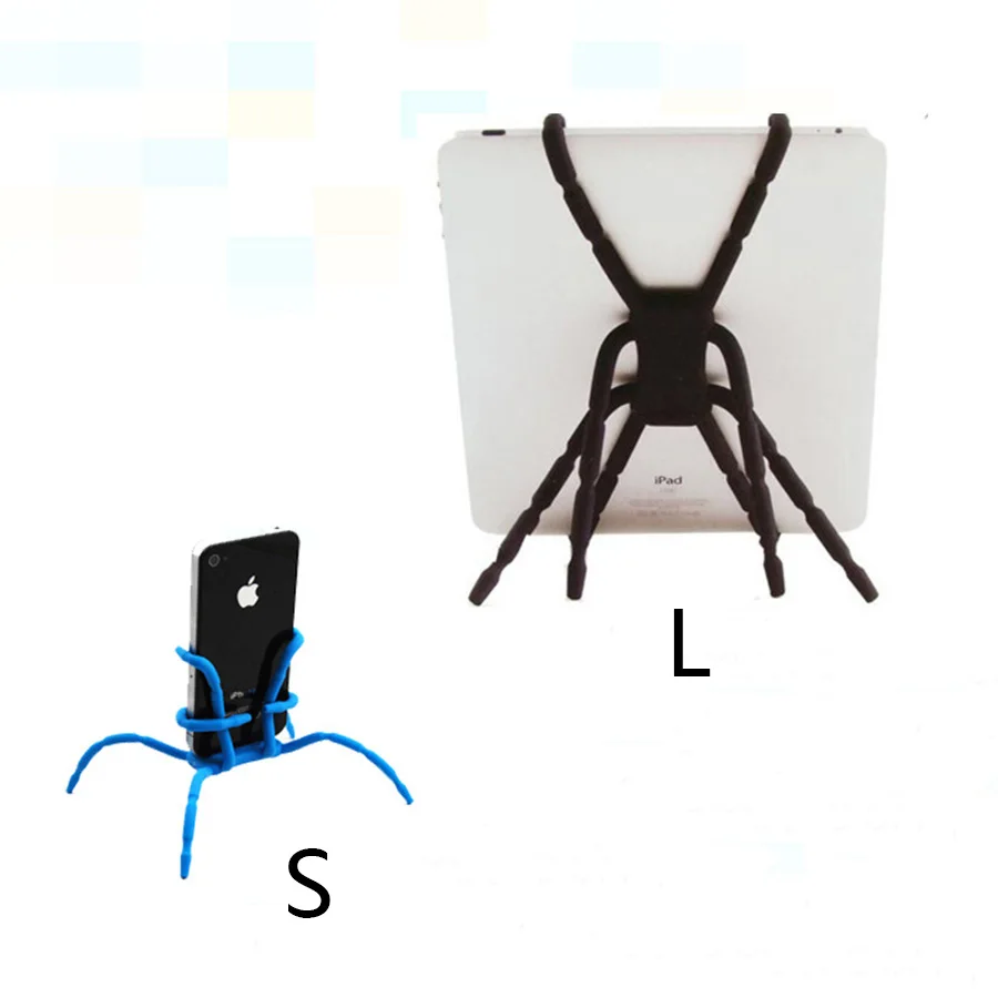 Гибкий мини штатив паук для Ipad iphone Samsung Huawei Xiaomi|spider flexible tripod|flexible tripodtripod portable |