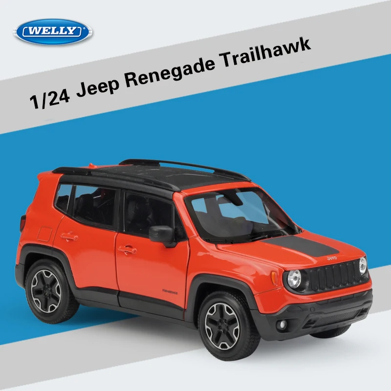 WELLY 124 2015 Jeep Renegade City SUV JEEP Cross Country Car Diecast
