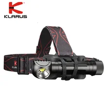 KLARUS HA2C USB Перезаряжаемый головной светильник CREE XHP70.2 максимальный светильник налобный фонарь с аккумулятором 3100 мАч