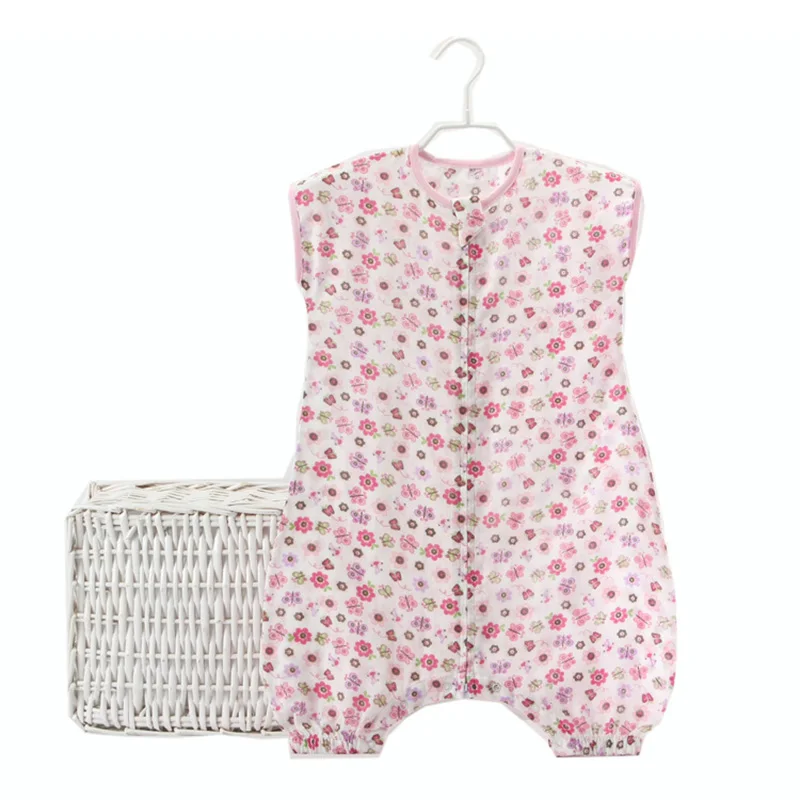 

Summer Infant Sleepsacks Baby Sleeping Bag Cotton Thinner 2 Layers Baby Kids Sleepwear Clothing For 0-5 Years Wrap Sleepsack