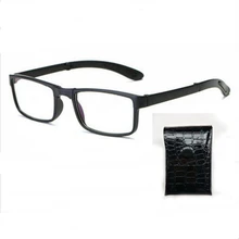 Складные готовые очки для близорукости для мужчин и женщин, Короткие очки для коррекции зрения, черная и коричневая оправа, чехол-1,0-1,5-2,0-4,0