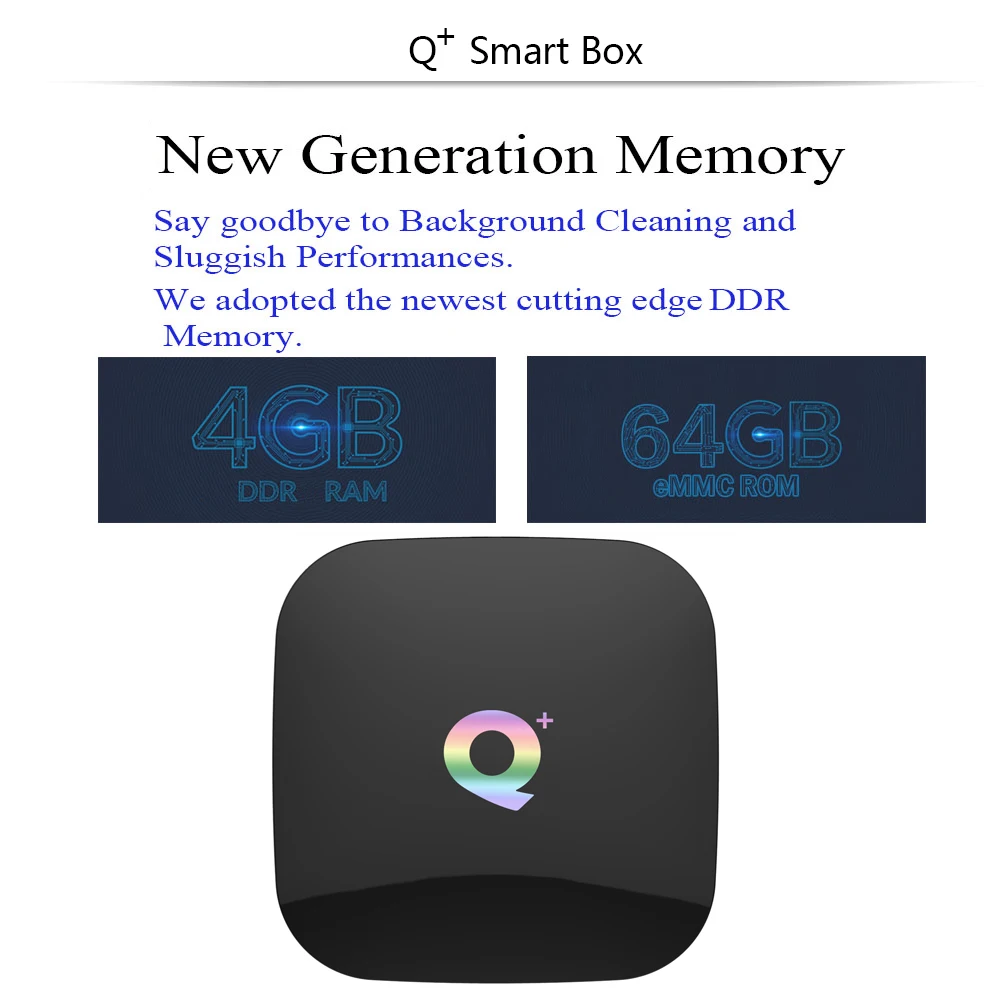 Smart Android 9,0 ТВ приставка Q plus 4 Гб 64 Гб Allwinner H6 4 ГБ 32 ГБ 1080P H.265 4K медиаплеер 2,4G Wifi беспроводной Q+ телеприставка